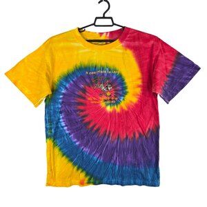 Mens Tropical World Tie Dye T Shirt St Kitts West Indies Short Sleeve Cotton XXL